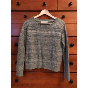 Anthropologie Gray/Green Sparrow Sweater